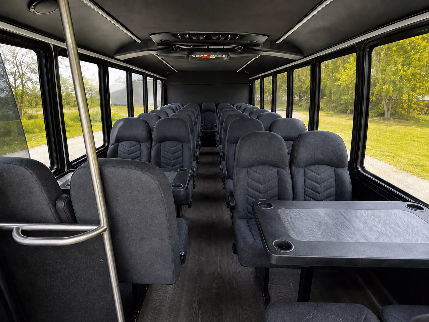 rialto airport transportation onboard seating