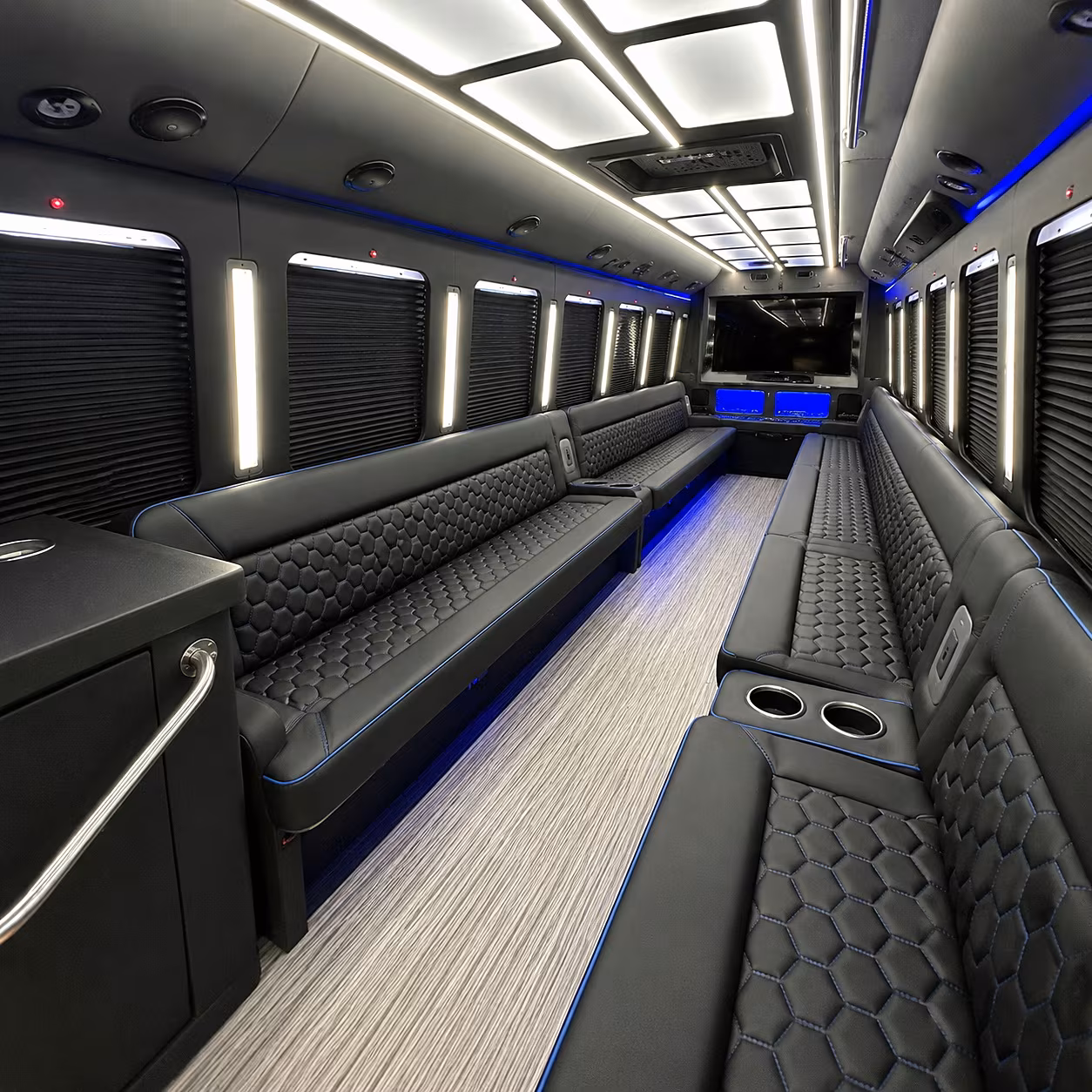 rialto concert party bus rental