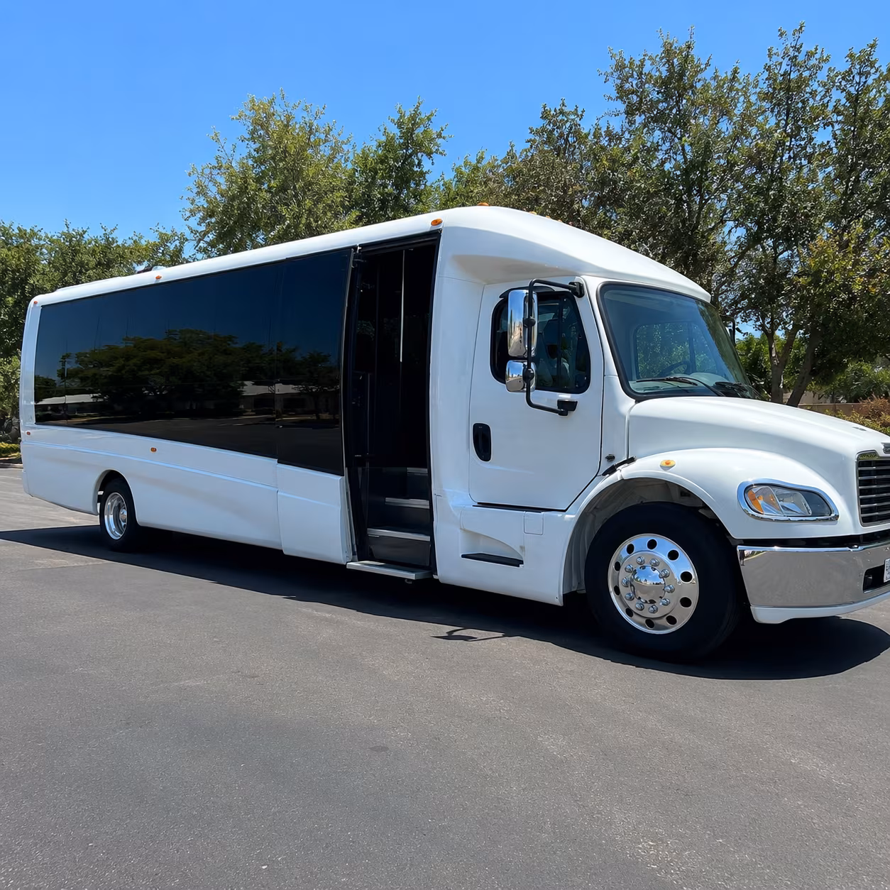 rialto corporate event transportation onboard seating