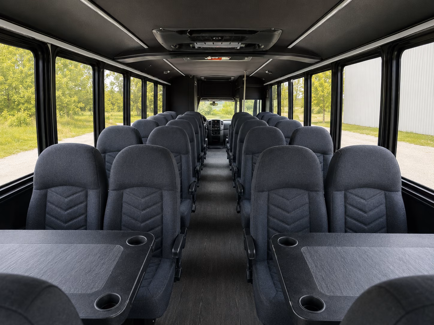 rialto private event transportation onboard seating