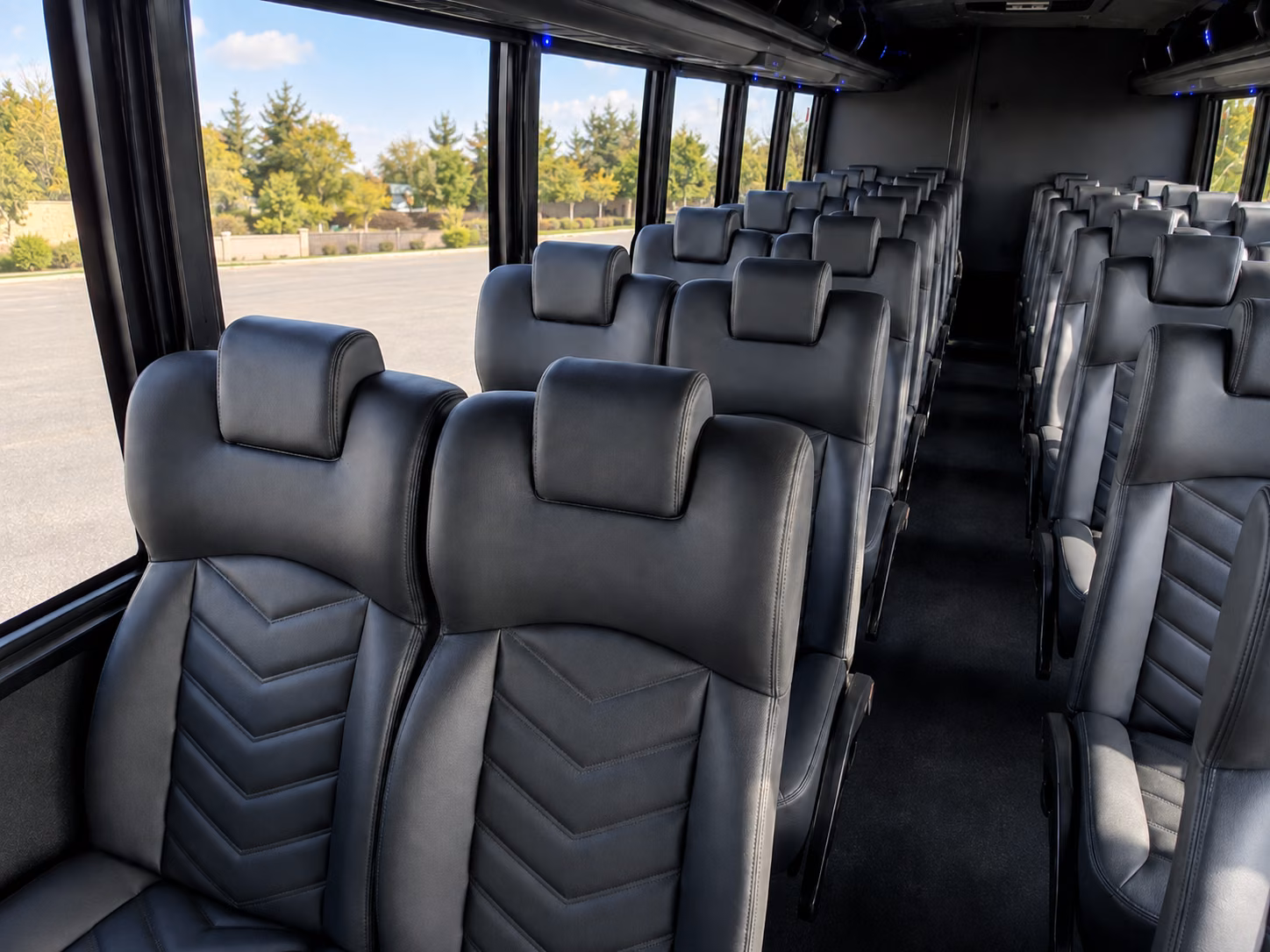 rialto religious group transportation onboard seating