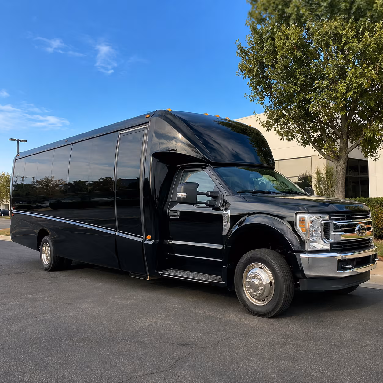 riverside easy employee shuttles with a riverside bus rental